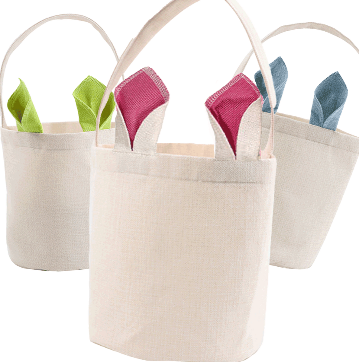 blank bunny bags blank easter basket bags with ears for embroidery s