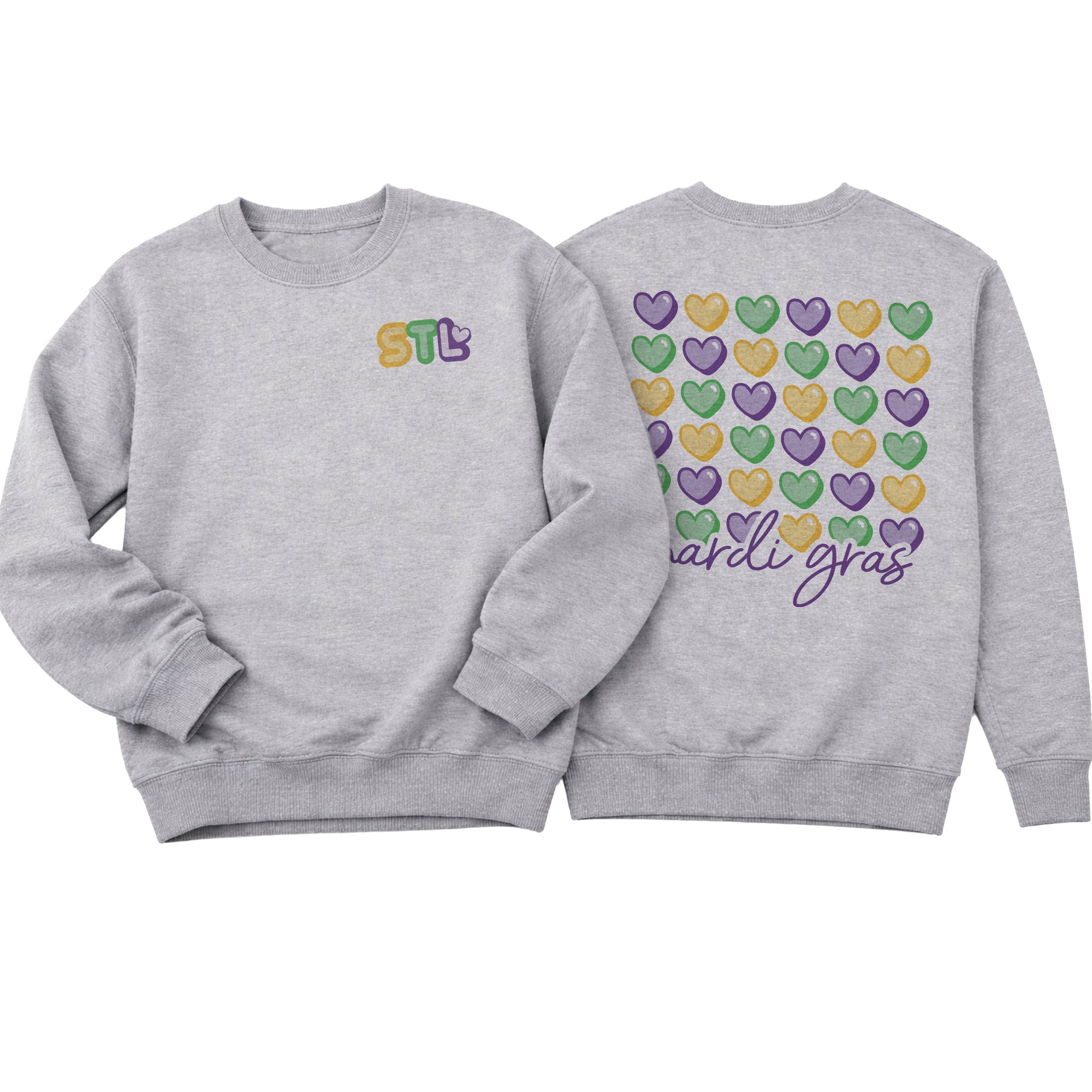 St. Louis Mardi Gras Valentines Day crossover shirt 2026 Mardi