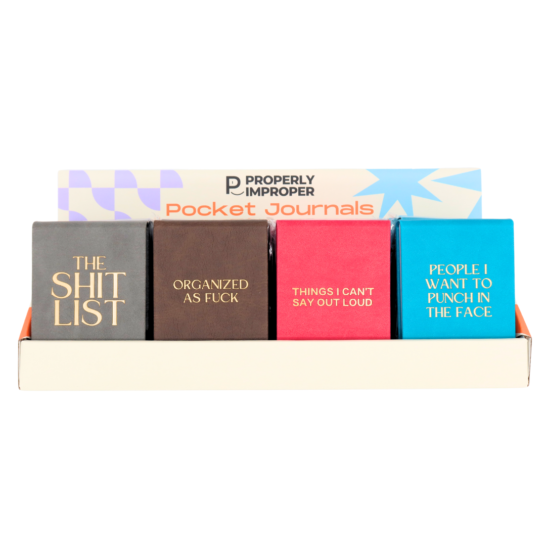 Properly Improper - Pocket Journal Display – The Mash Pit