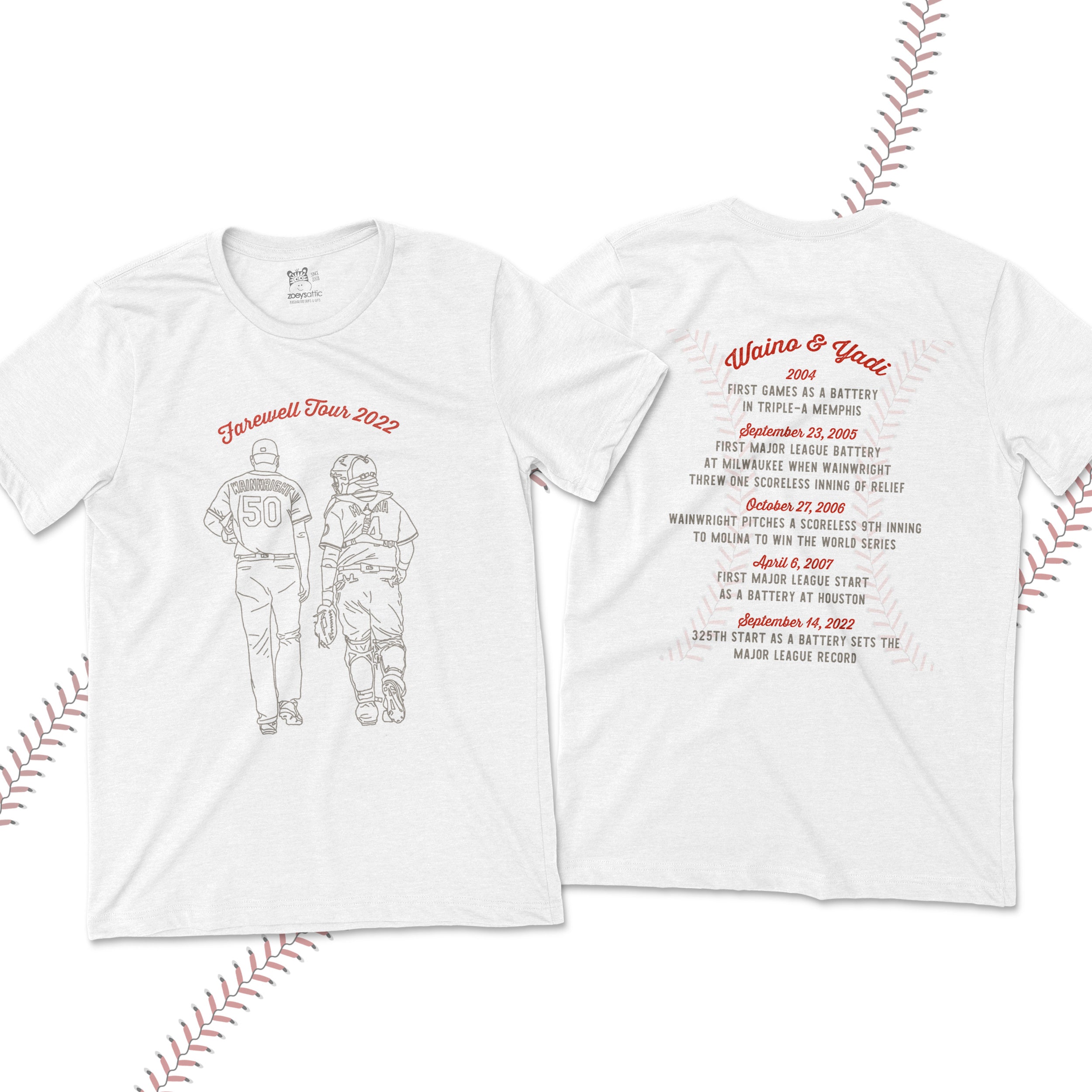 Hightlight tee Yaider Molina and Adam Wainwright Shirt The
