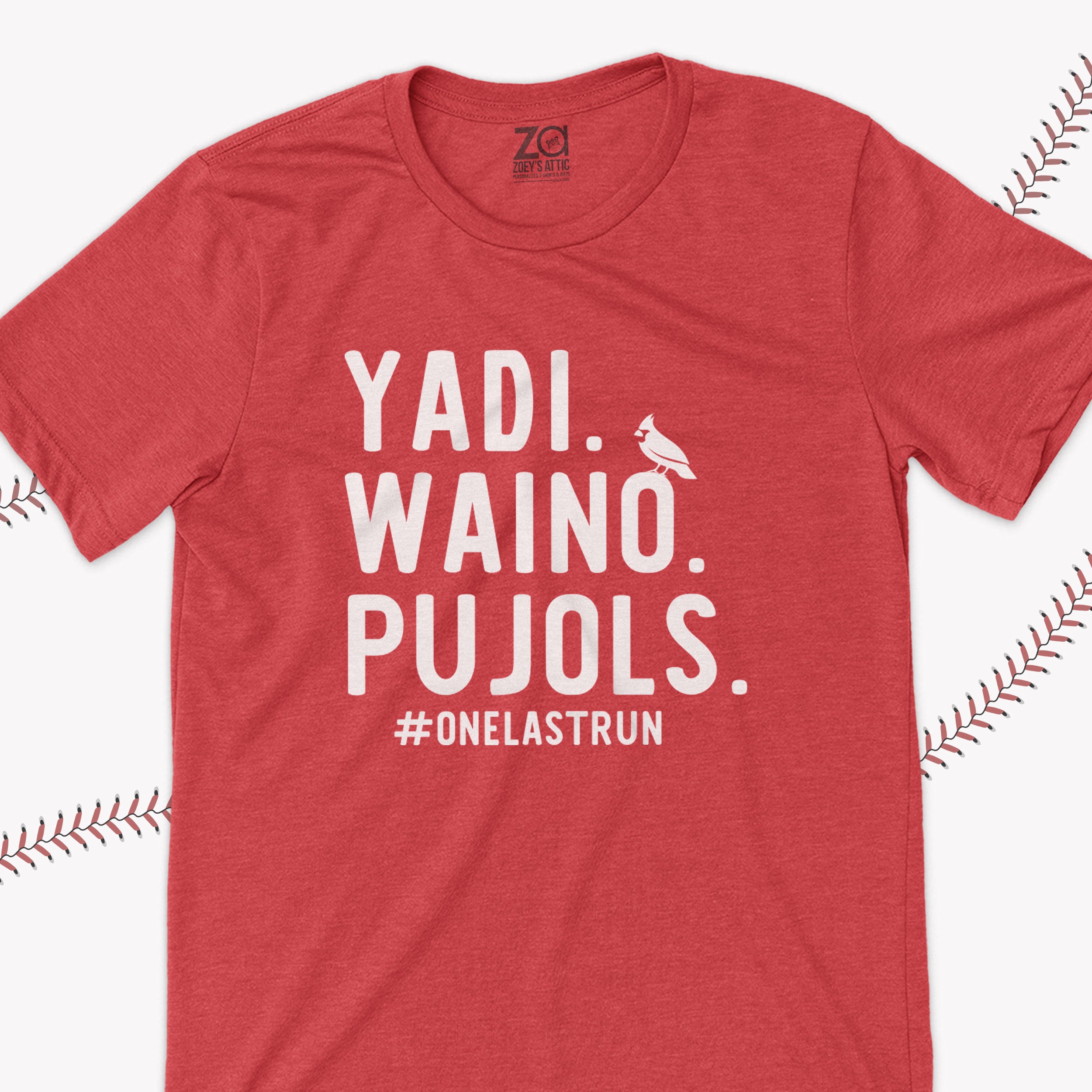 St. Louis Baseball One Last Run St. Louis Yadi Waino Pujols 2022 The Final  Ride T-Shirts
