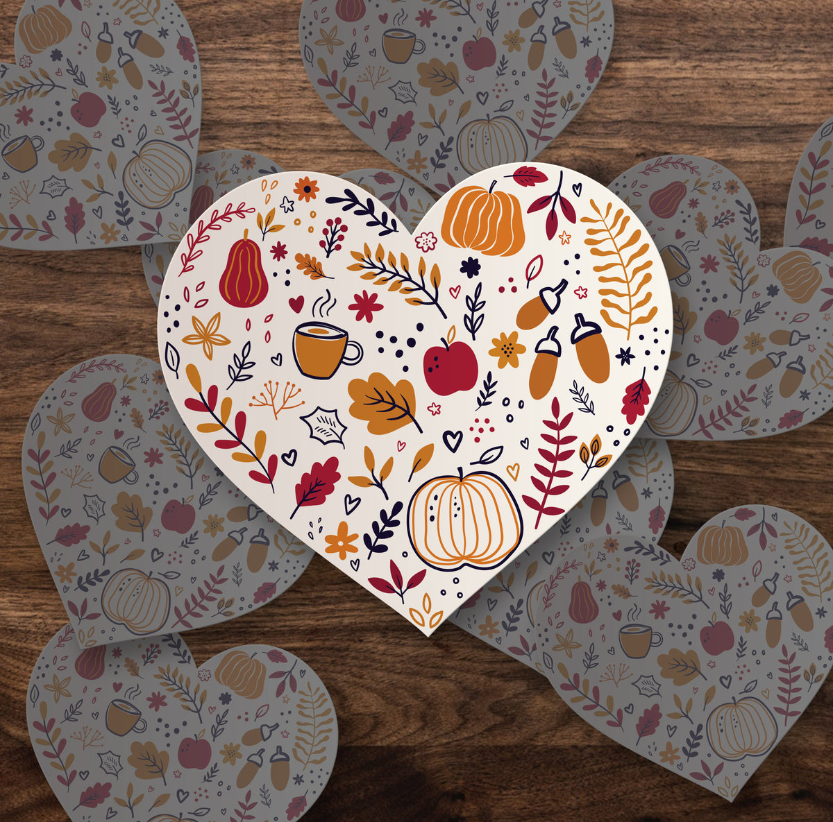 Fall Heart Sticker – The Mash Pit