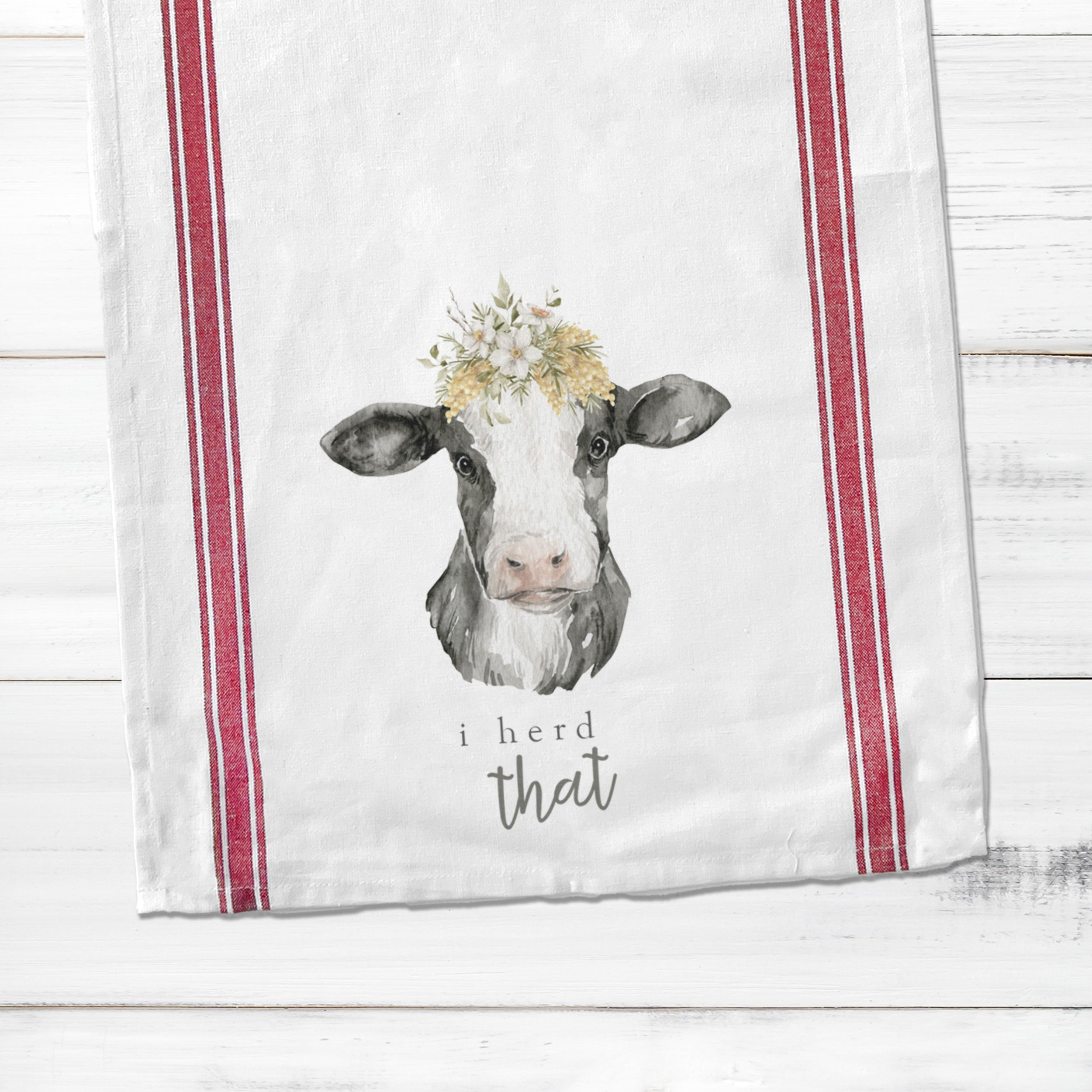 Cattle Brands Dish Towel