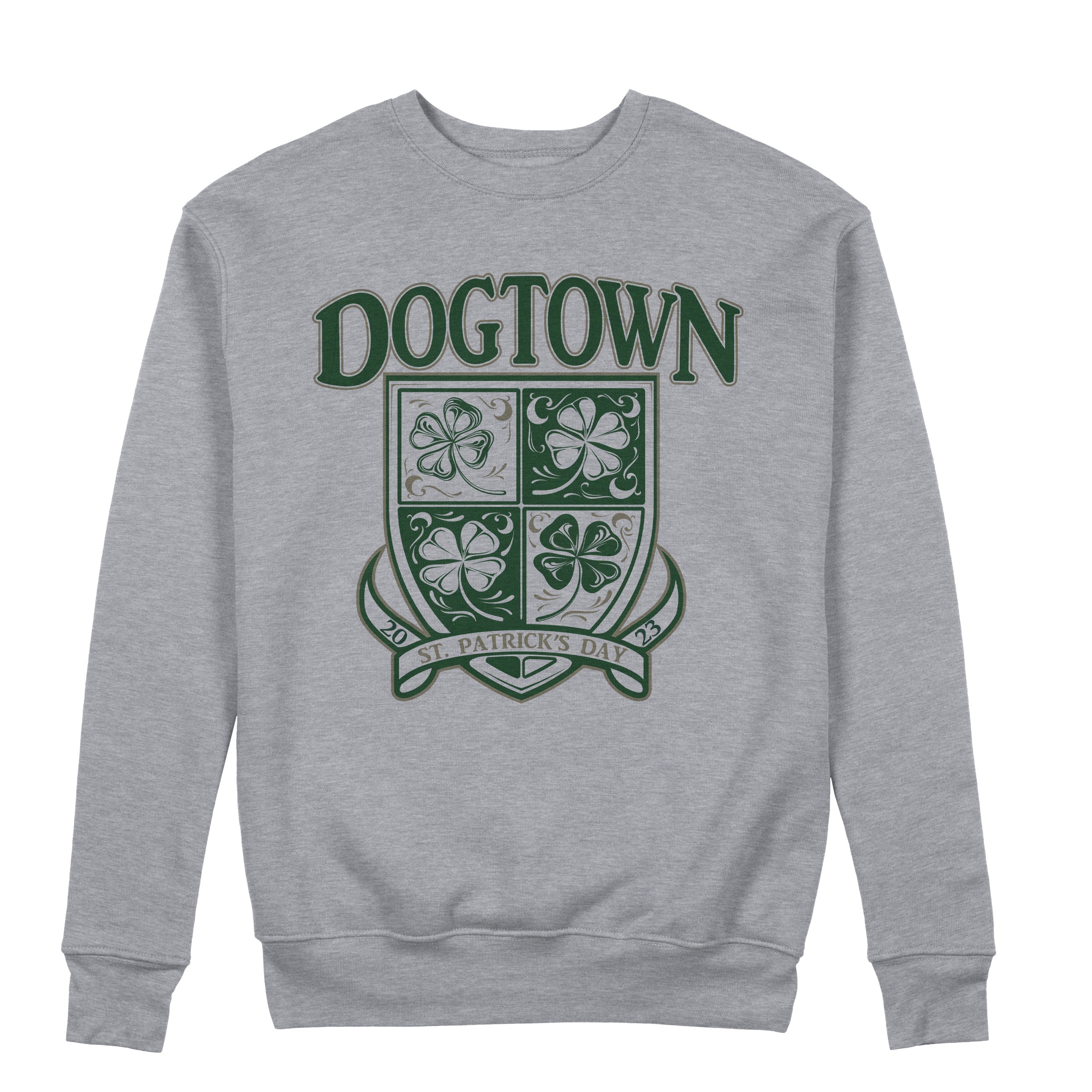 st patricks day sweatshirt, st louis dogtown shamrocks crop hoodie